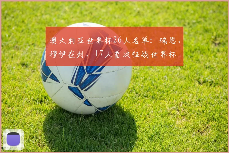 澳大利亚世界杯26人名单：瑞恩、穆伊在列，17人首次征战世界杯